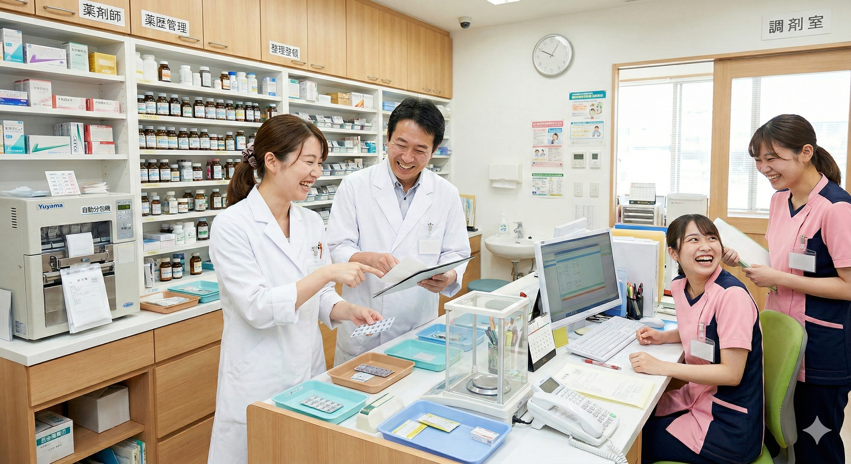 薬剤師スタッフのチーム写真